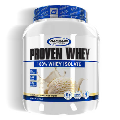 Proven Whey vanilla whey protein isolate by Gaspari Nutrition