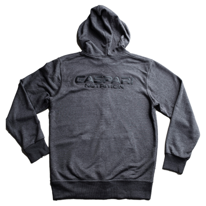 Gaspari - Athletic Slim-Fit Zipper Hoodie (Charcoal)