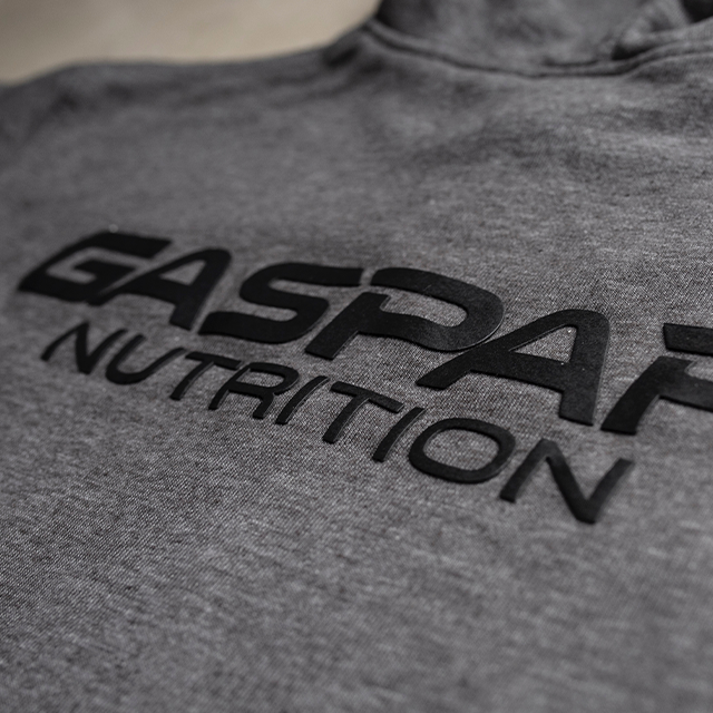 Gaspari - Athletic Slim-Fit Zipper Hoodie (Charcoal)