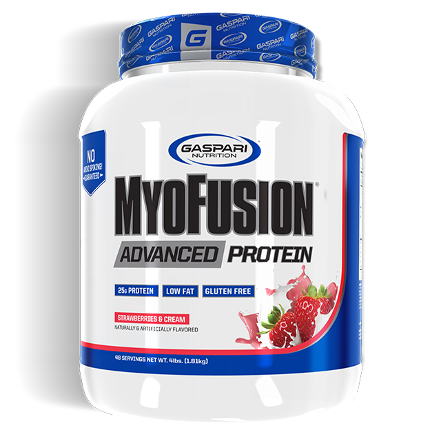 MyoFusion - Advanced Protein Blend - Strawberries and Cream Flavor