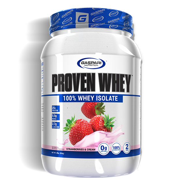 Proven Whey - Whey protein isolate - strawberries and cream flavor